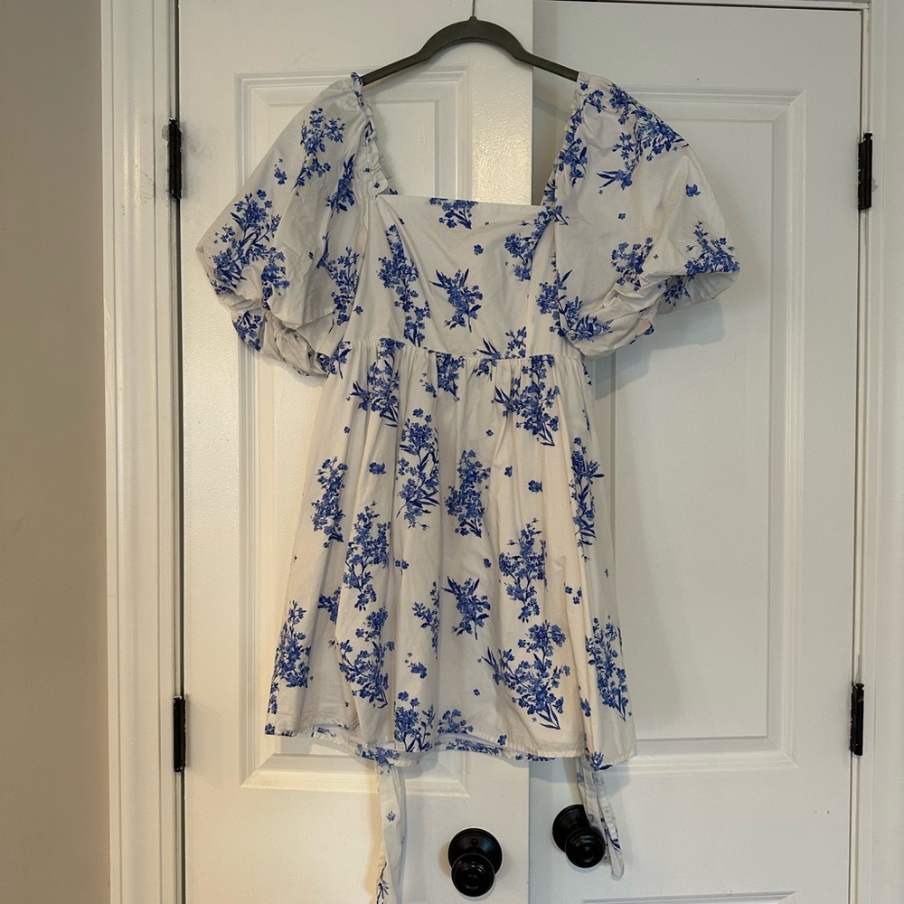Floral Puff Sleeve Dress